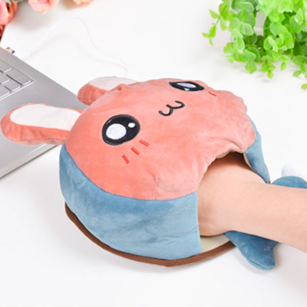 Hand warmer mouse pad