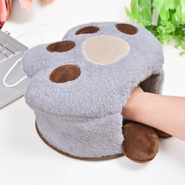 Hand warmer mouse pad